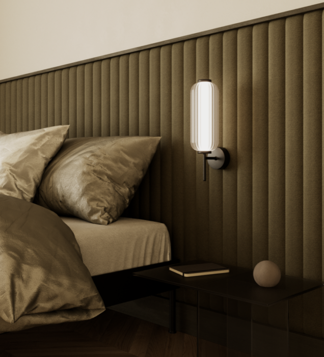 Настенный светильник Elma черный Aromas del Campo