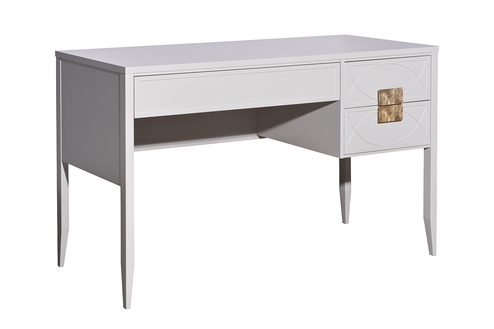 Стол письменный(правый) бежевый 130*80*60 Garda Decor 151SV-000013