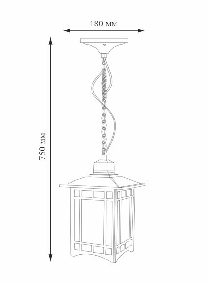 Уличный светильник Elektrostandard Vela H кофейное золото (GL 1019H)