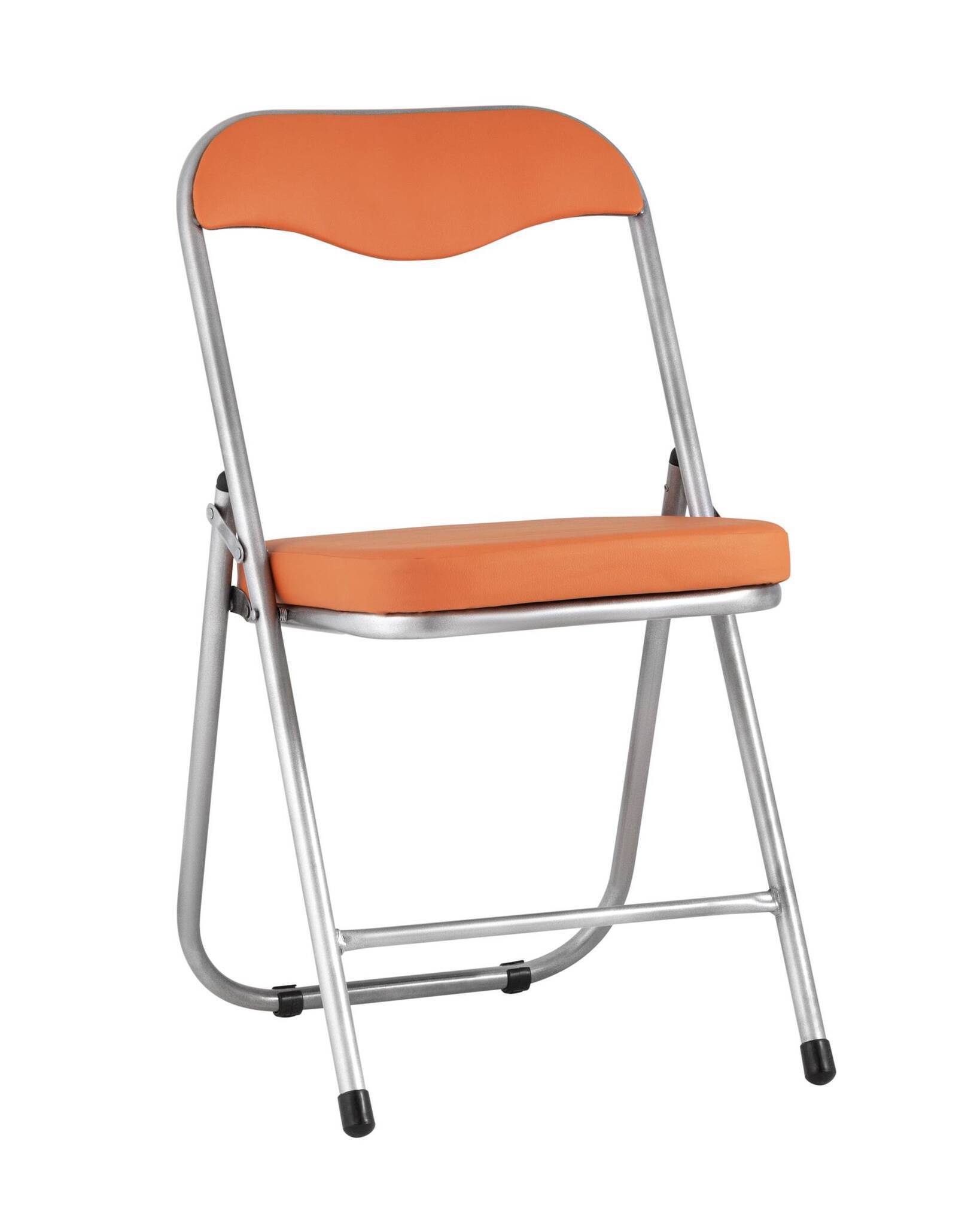 Стул складной ДЖОН металлик, оранжевый Stool Group