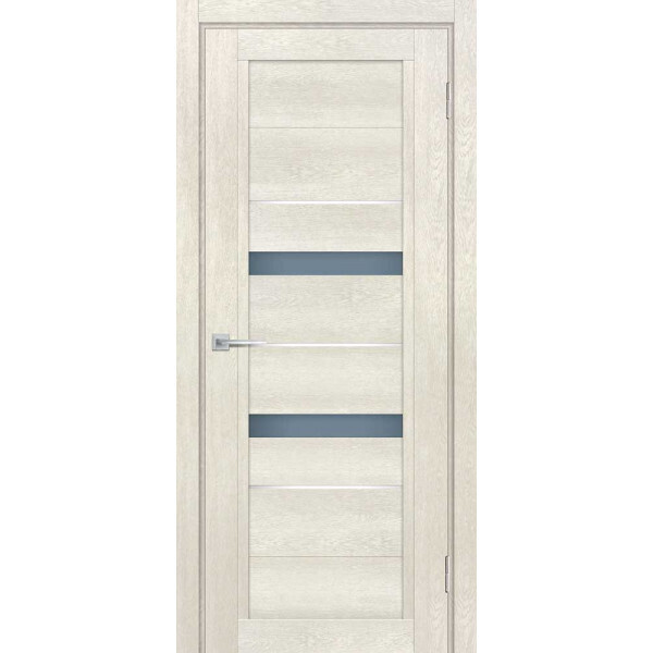 Межкомнатная дверь Graf ТЕХНО-802 графит сатинат, белый лакобель Бьянко (2000 х 800)