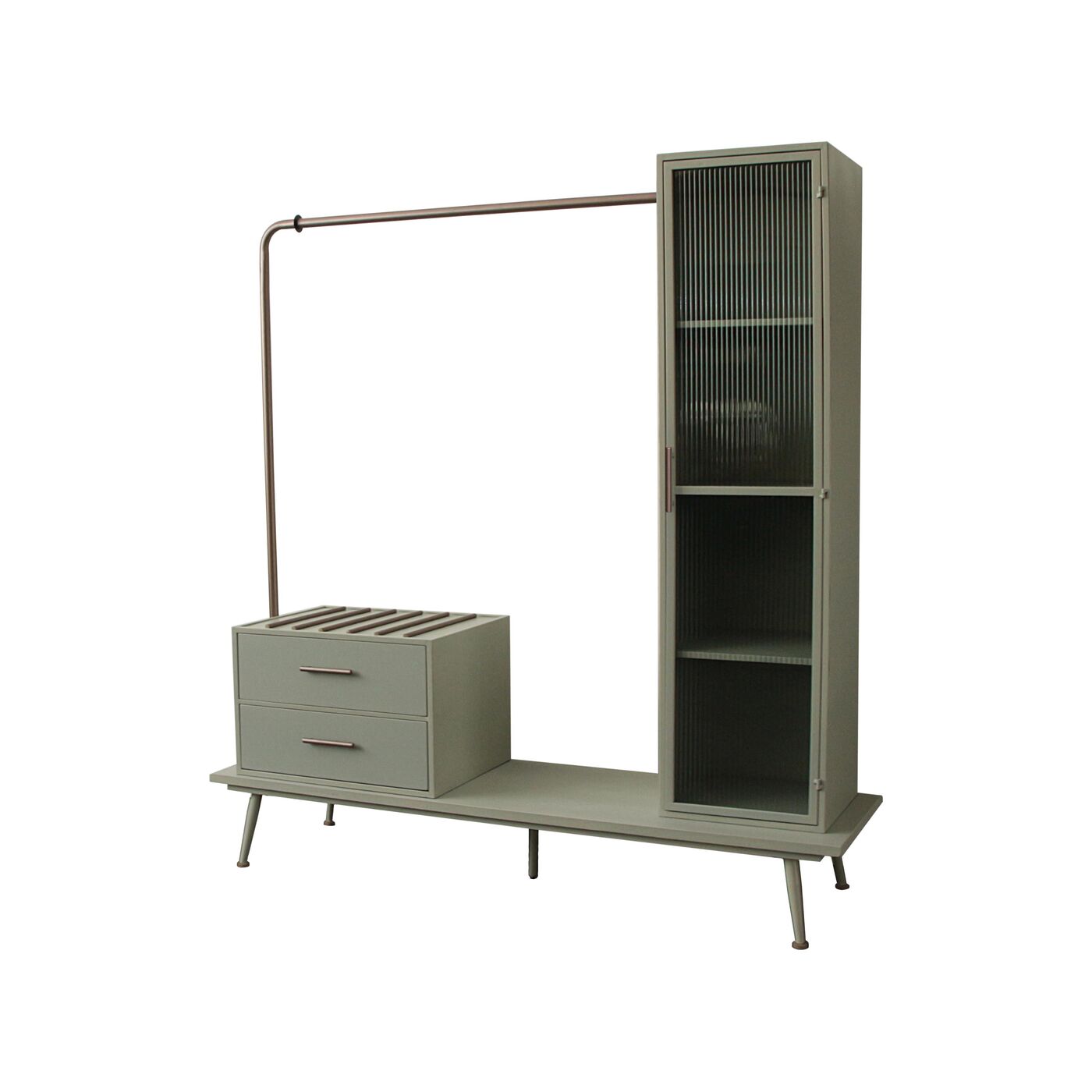Гардероб Cabinet La Gomera Greige 170x180cm KARE 71277