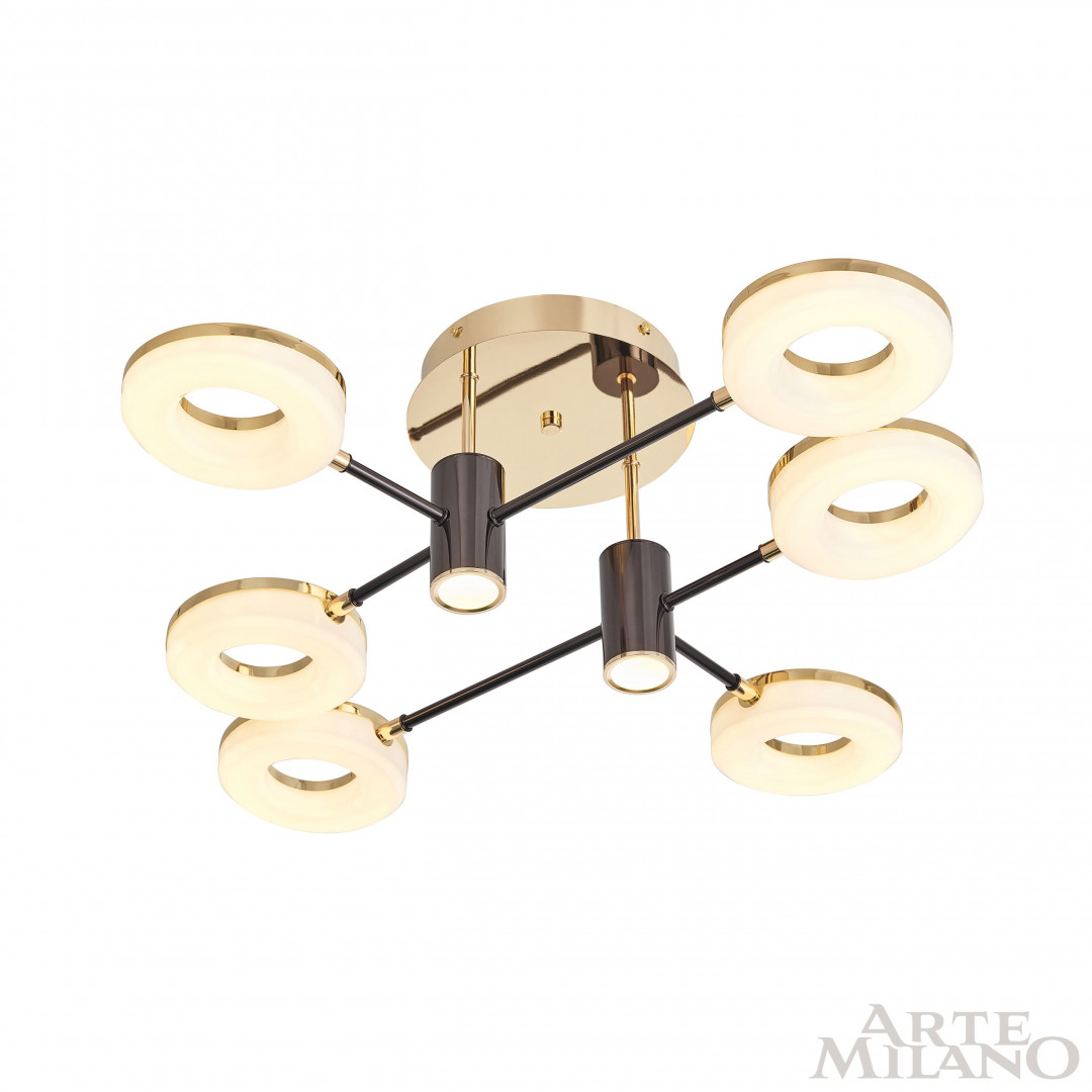 Светильник светодиодный 271399/6 BK/GD Arte Milano