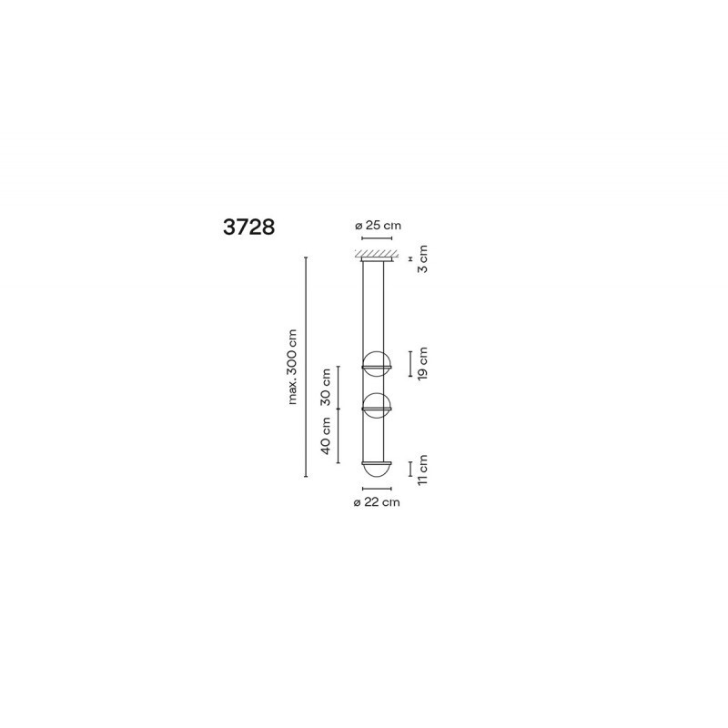 ПОДВЕСНОЙ СВЕТИЛЬНИК VIBIA Palma 3728