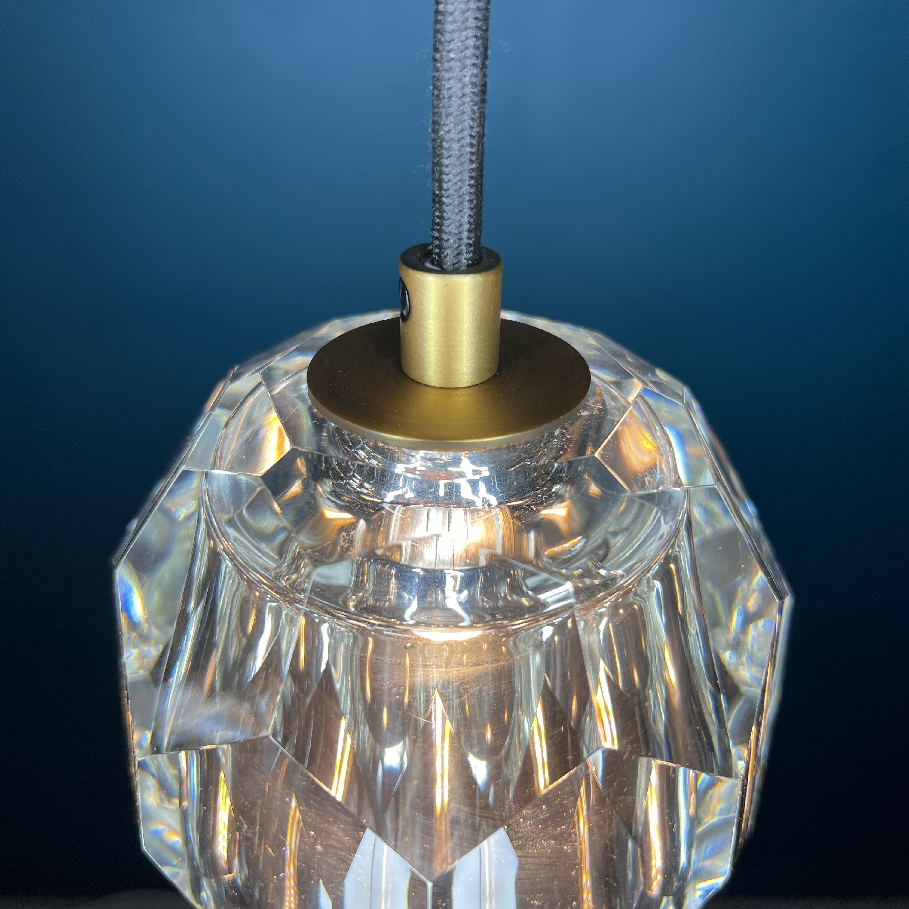 Подвесной Светильник Rh Boule De Cristal Single Rod Pendant Brass By Imperiumloft
