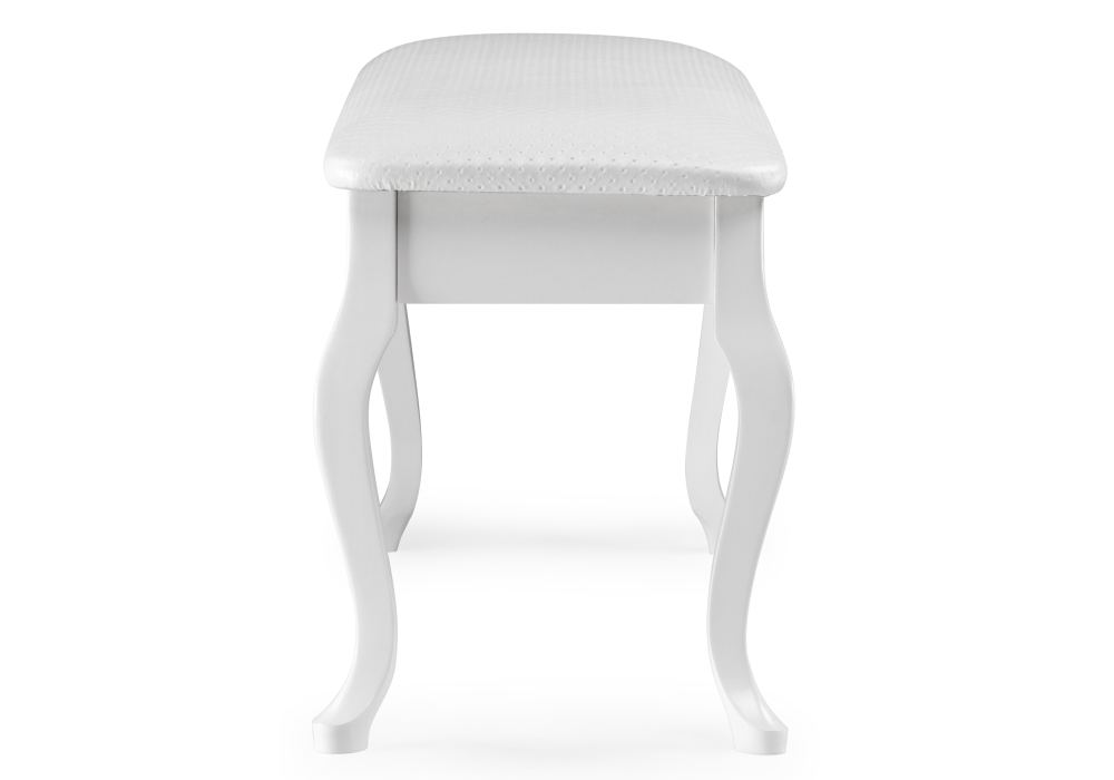 Банкетка Woodville Хиль белая / кожзам белый пунто 515157