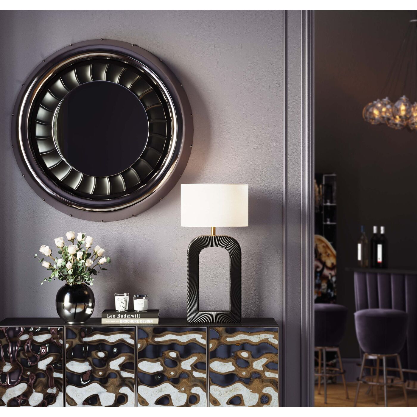 Лампа настольная KARE Tube 55091