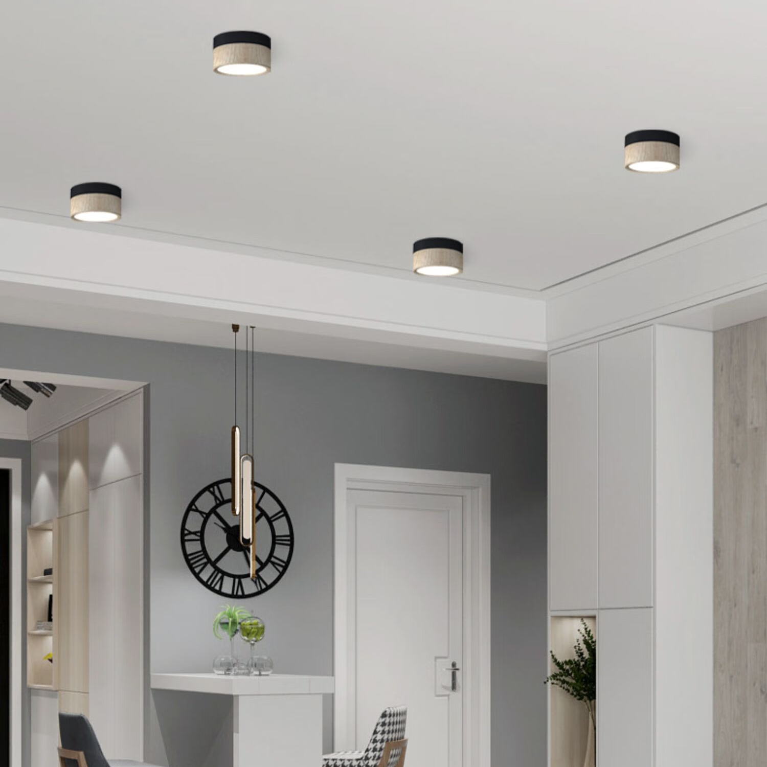 Точечный светильник FOG WOOD D14,5 White 4000К 20W by ImperiumLoft