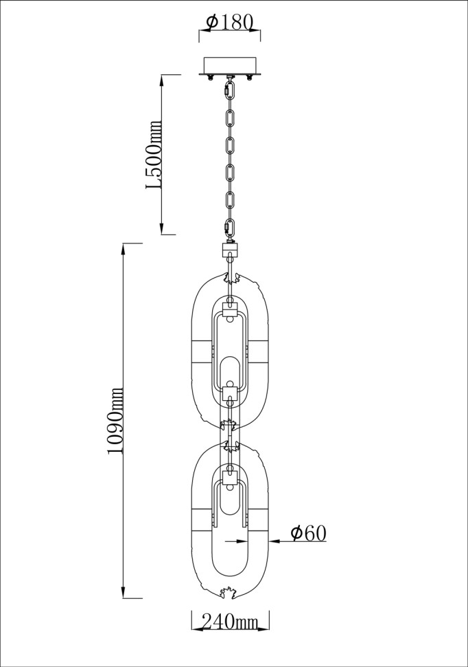 Подвесной светильник Fluorite FL1100-3P