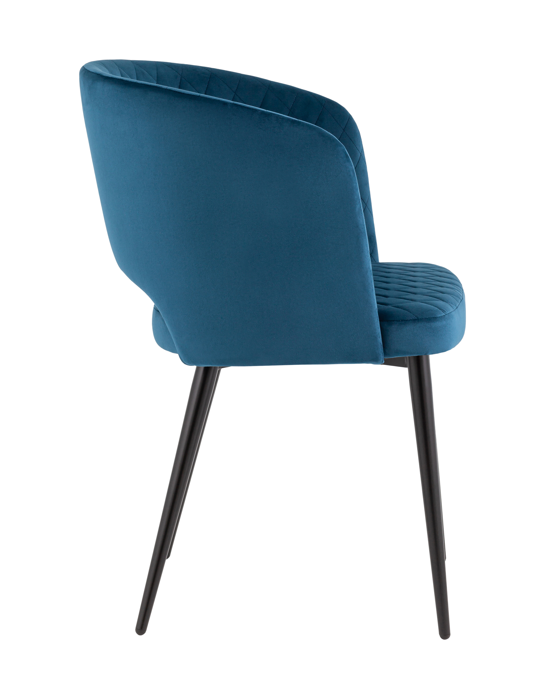 Стул-кресло Дарелл велюр синий Stool Group