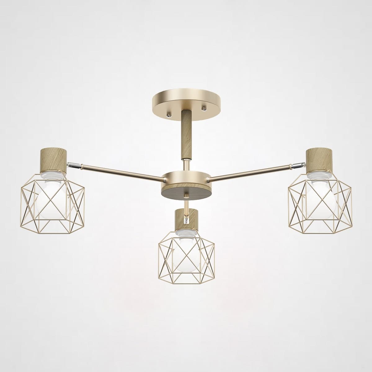 Потолочная Люстра Corf B3 Champagne 3 Lamps By Imperiumloft