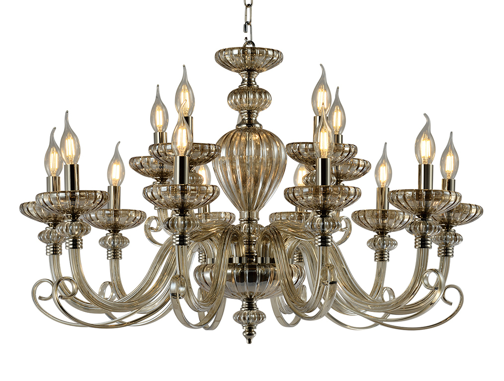 Люстра Newport 12815/C cognac