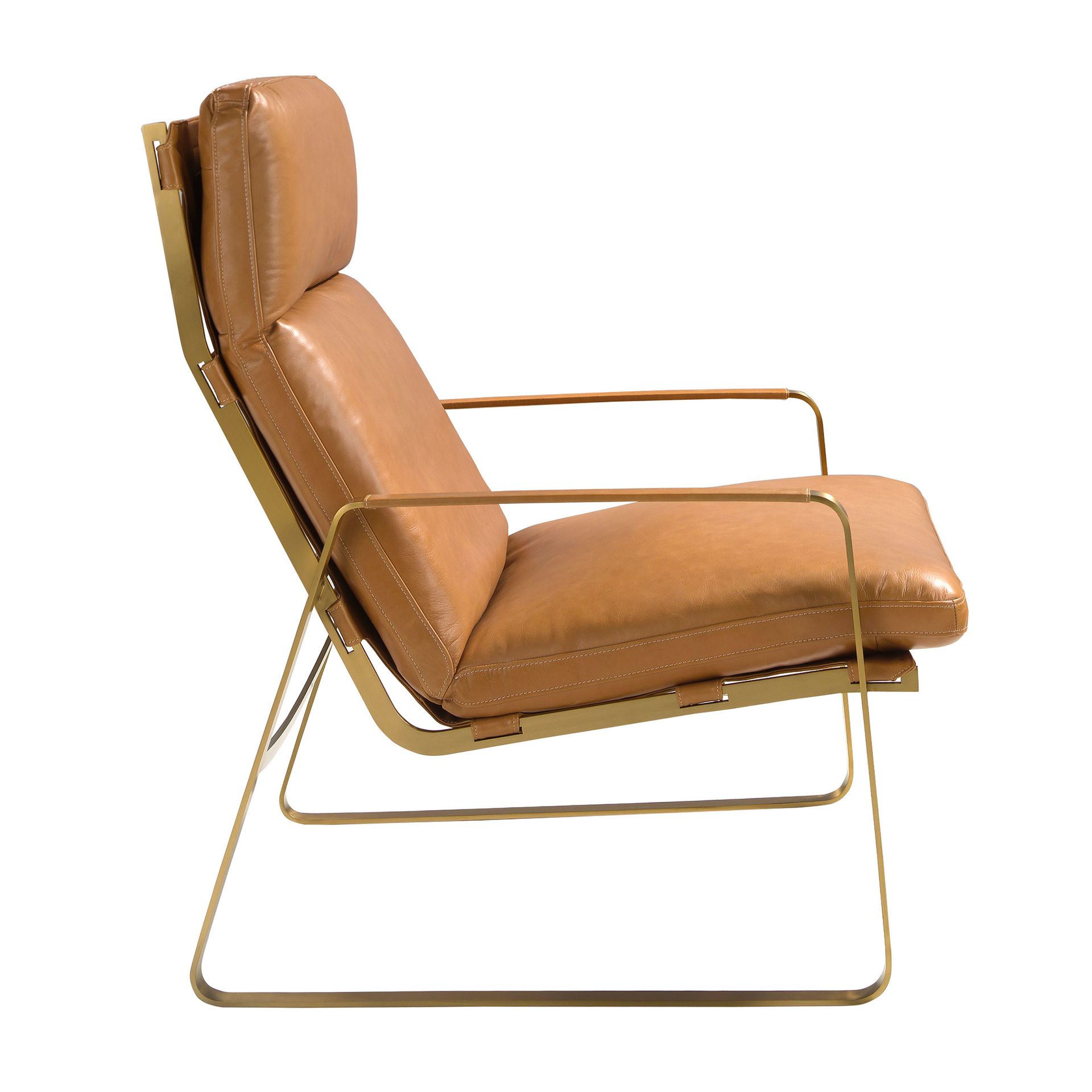 Кресло из кожи цвета Camel 5170 Angel Cerda