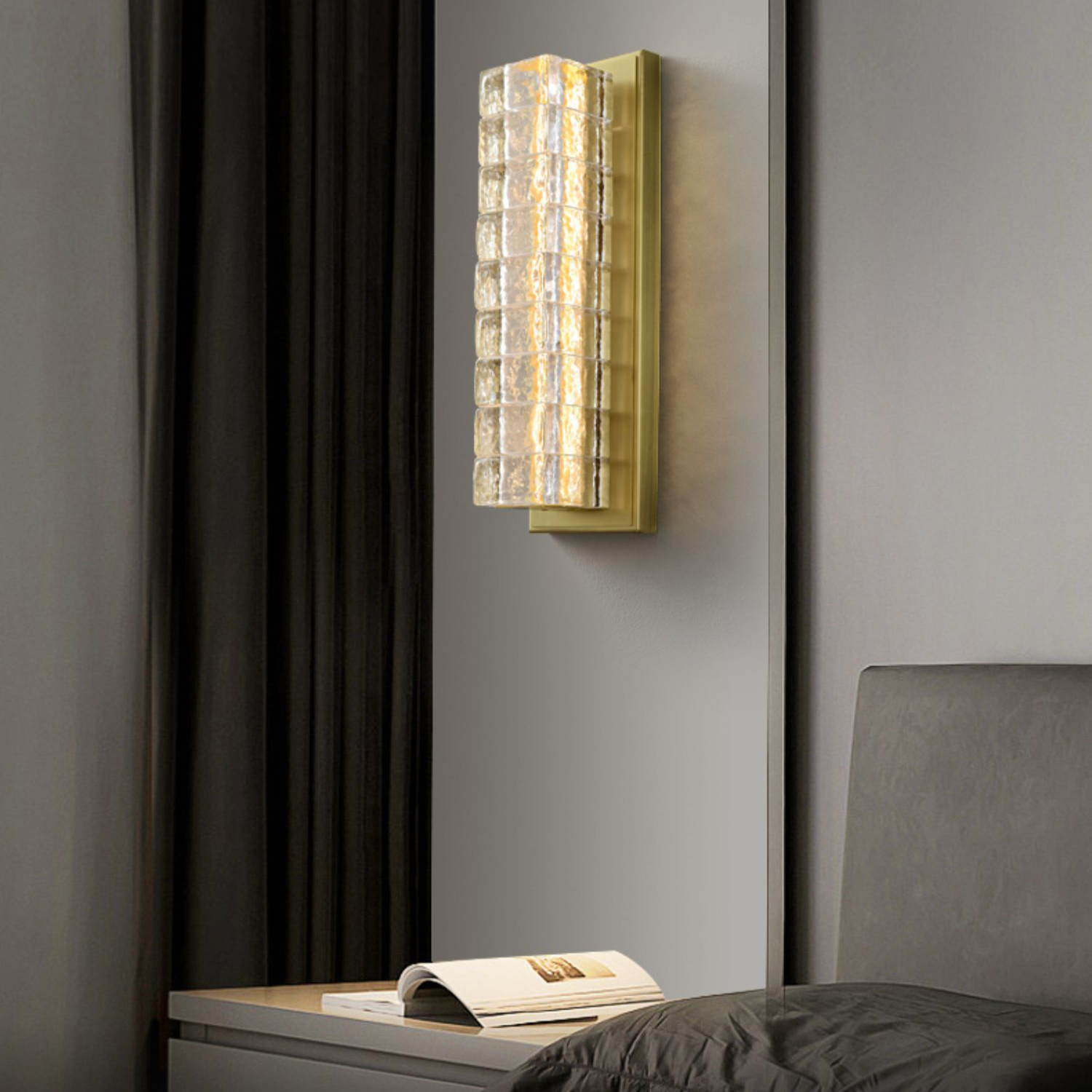 Настенный светильник IMANUEL WALL H50,5 Brass by ImperiumLoft