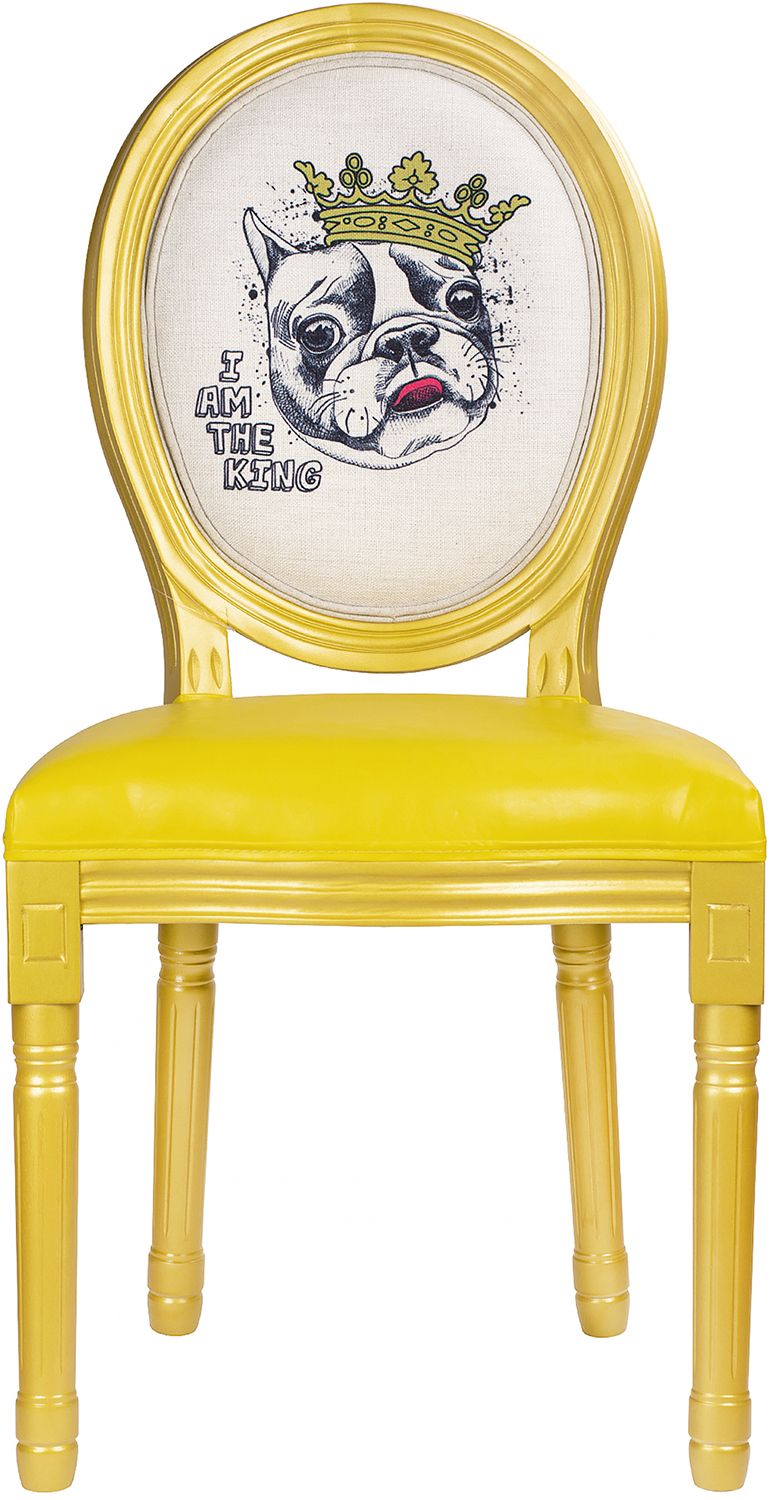 Стул Французский бульдог Glasar 51-043