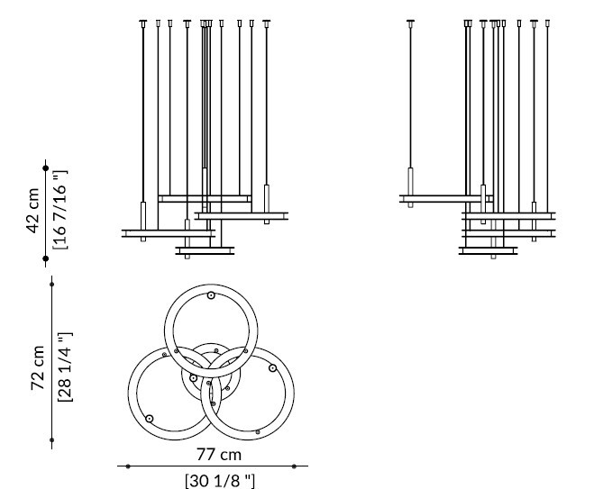 Подвесной светильник Paolo Castelli Labilis 4 ILL.LABI.230
