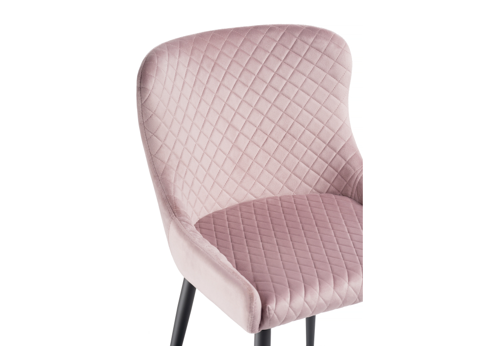 Стул Woodville Teo light purple / black 15019