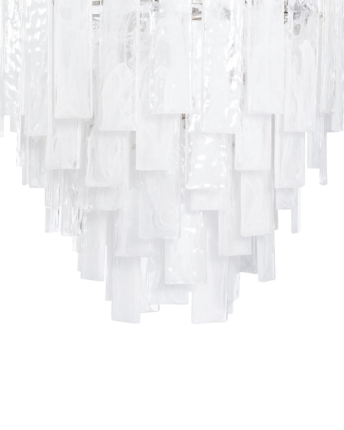 Серебряная люстра Рейнар Louvre Home JJ10211-8D polished nickel