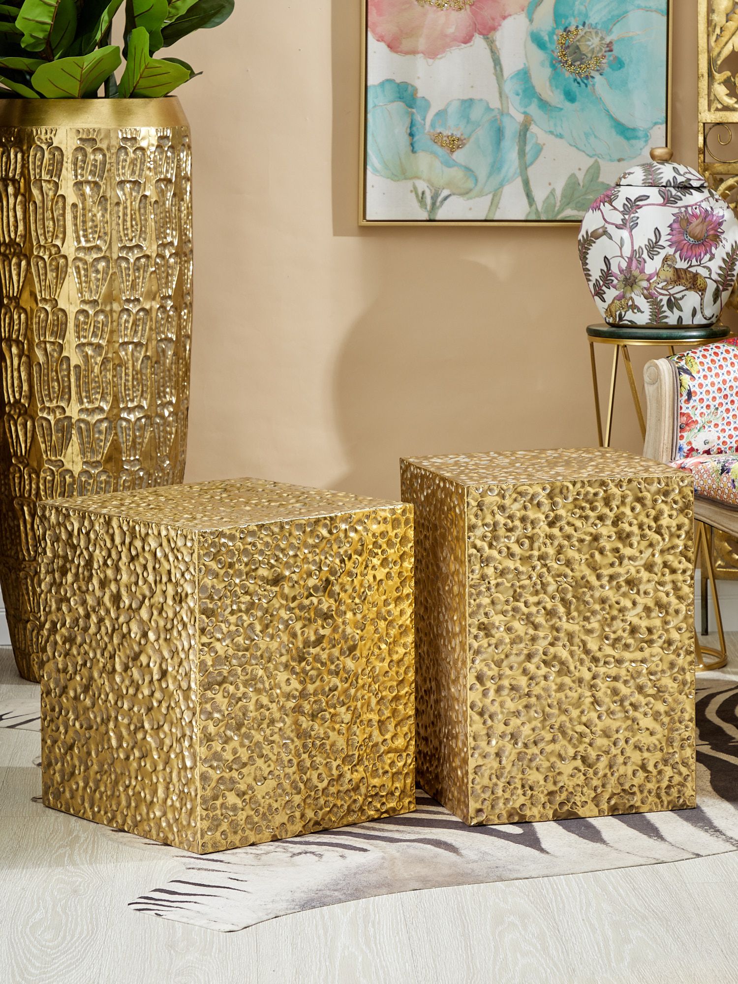 Столики интерьерные Калахари, набор Glasar 57-299