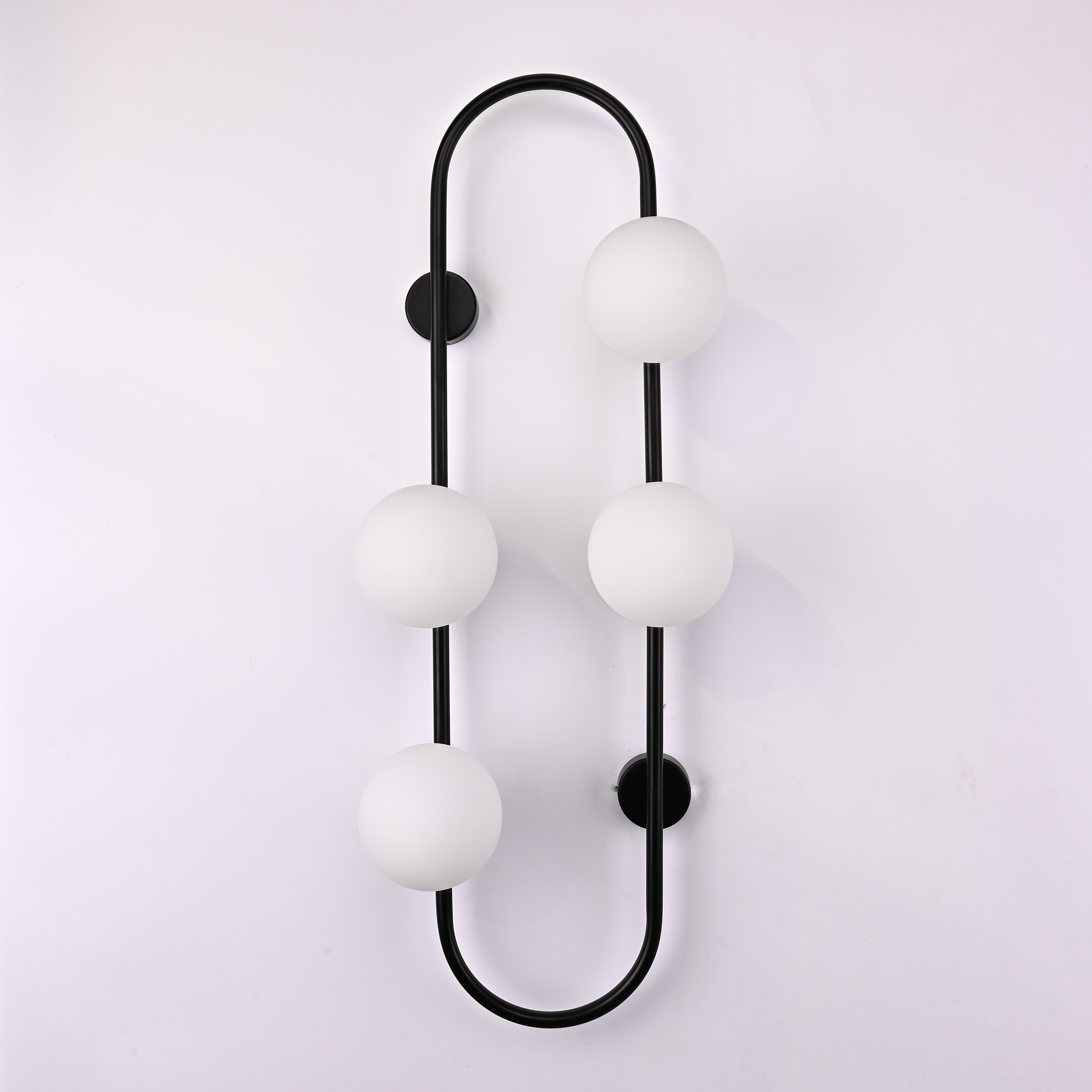 Настенное Бра Hoop Wall H77 Black By Imperiumloft
