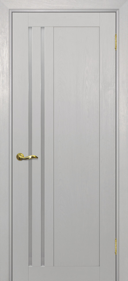 Межкомнатная дверь Graf PSU-32 белый сатинат Лунное дерево (1900 х 550)