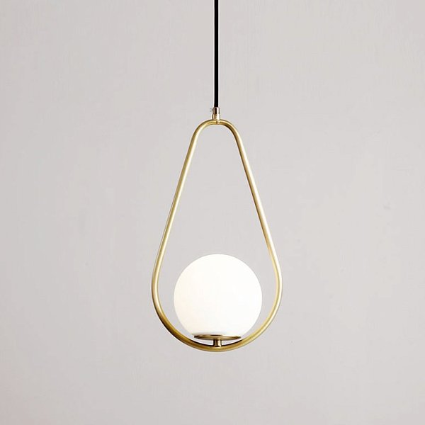 Подвесной светильник HOOP DROP Gold by ImperiumLoft