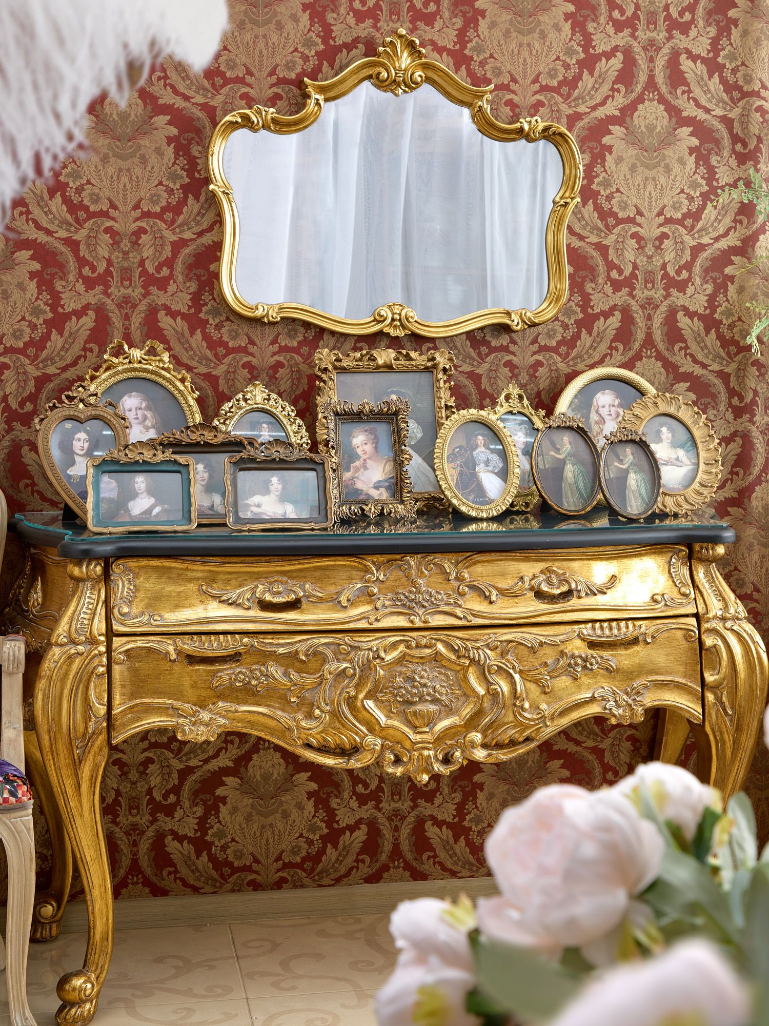 Фоторамка настольно-настенная, под старину Glasar 28-443