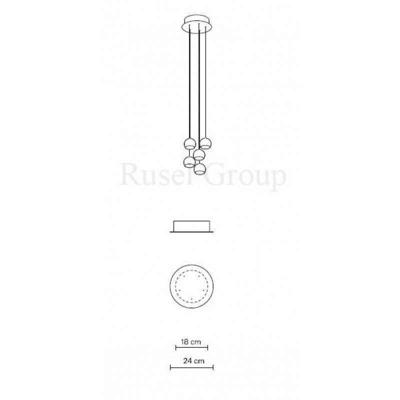 Подвесной светильник Fabbian MULTISPOT BELUGA F32 A22 00