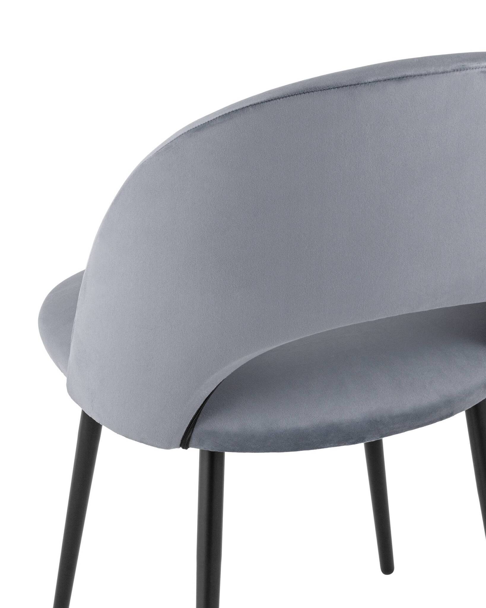 Стул Меган велюр серый Stool Group