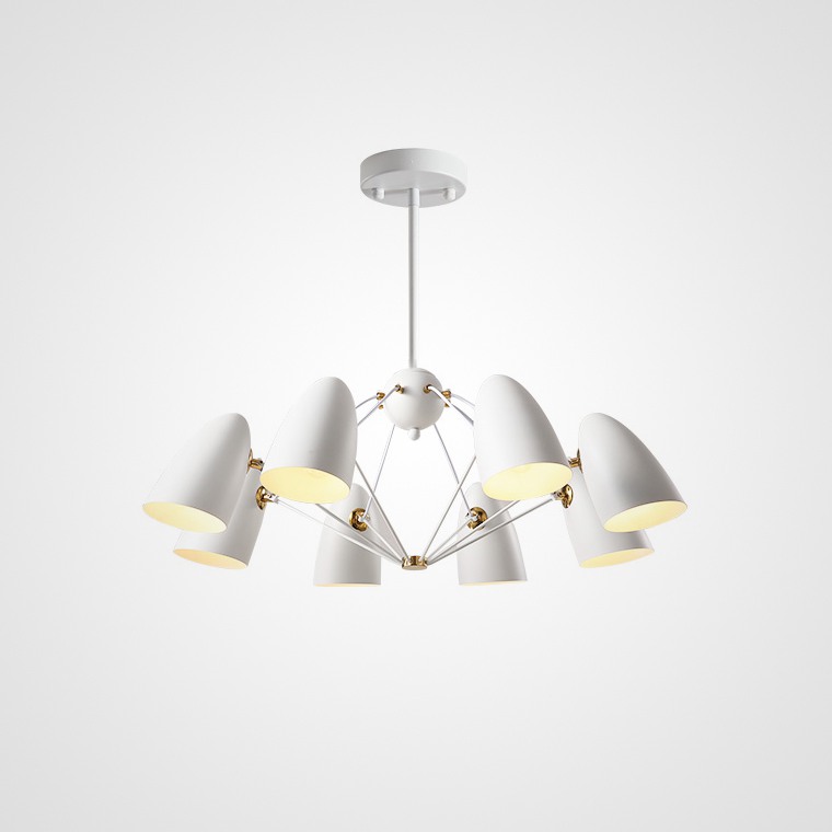 Подвесная люстра ETA 8 Белый by ImperiumLoft