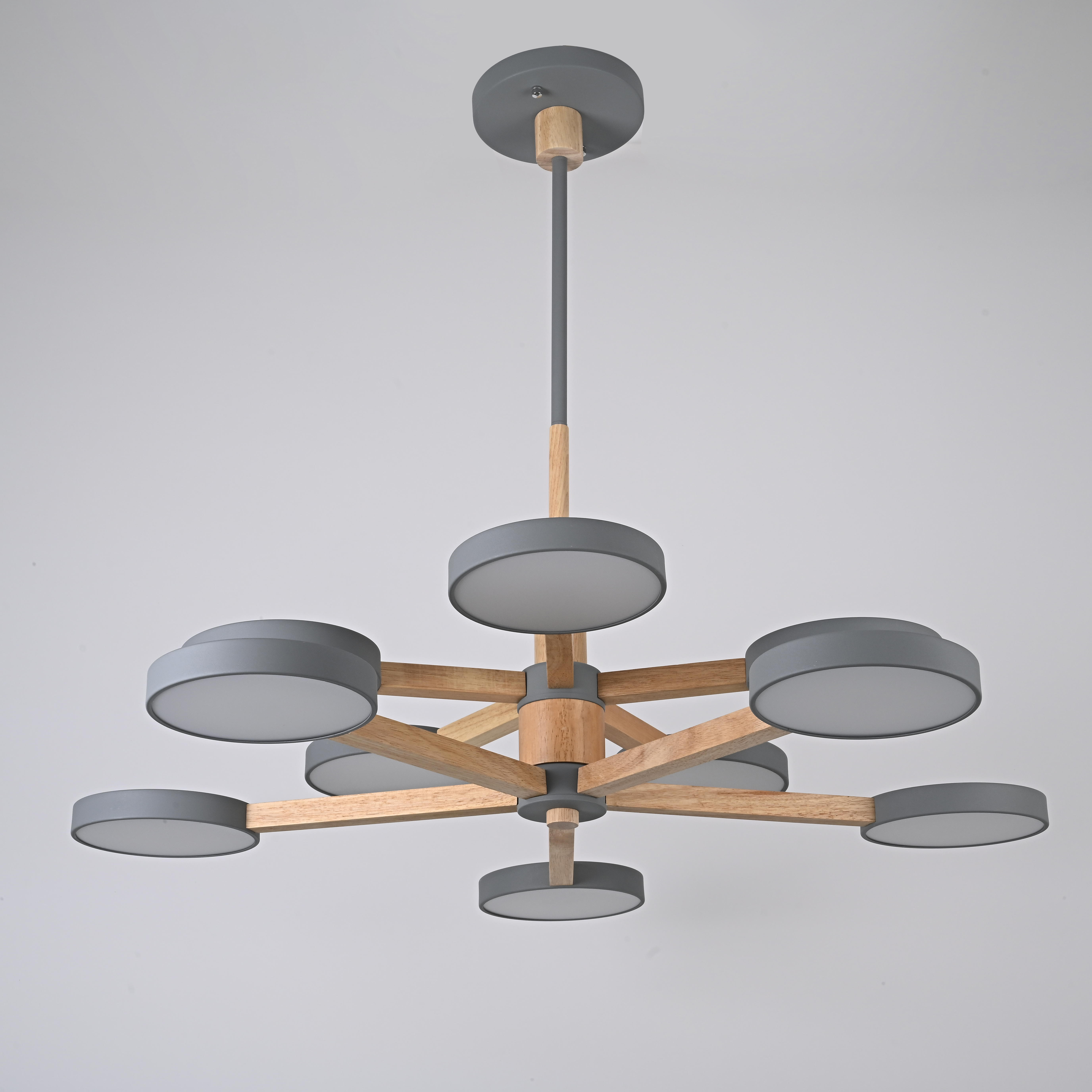 Подвесная люстра TURNA DBL L10 Gray by ImperiumLoft