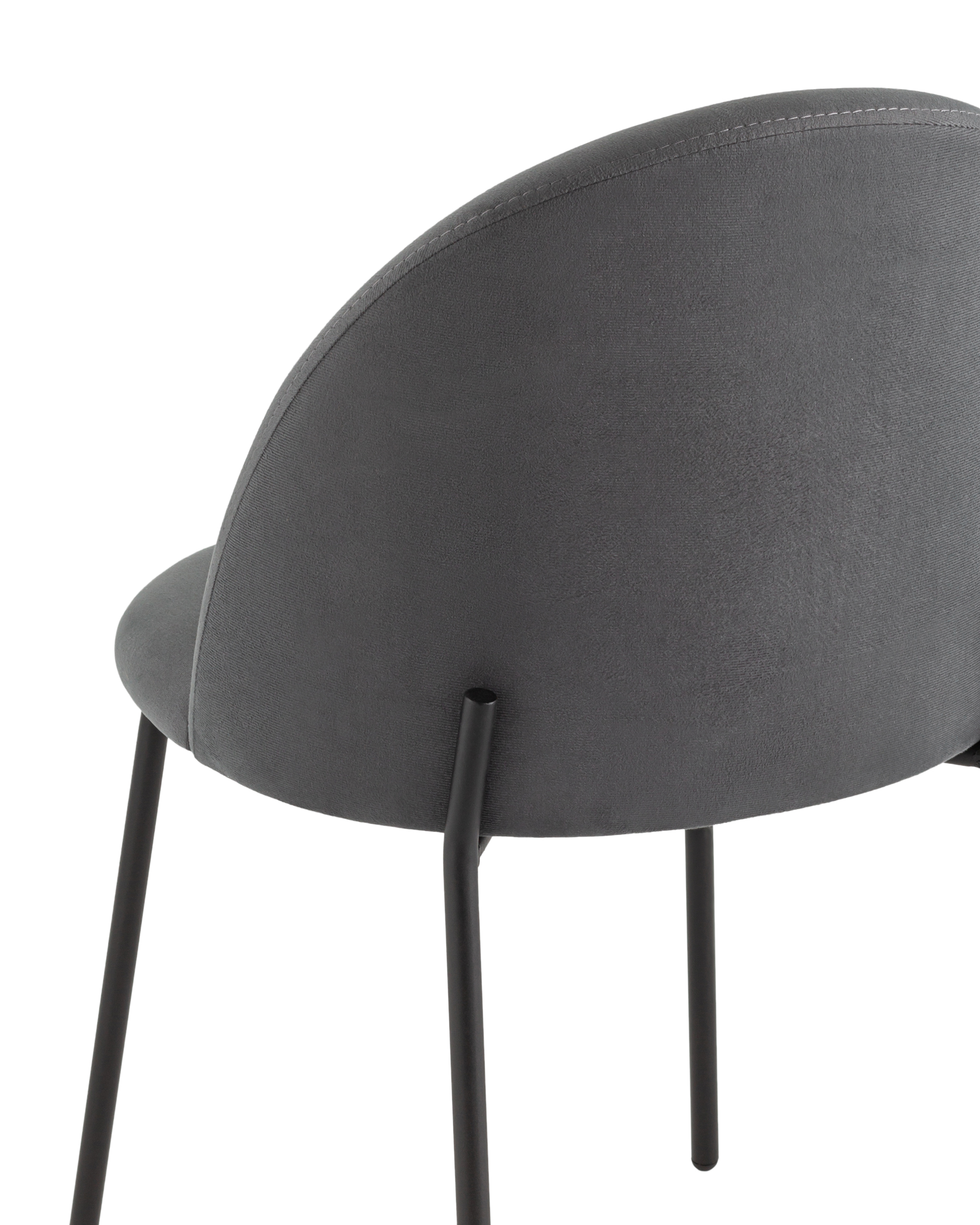 Стул Коди велюр тёмно-серый Stool Group