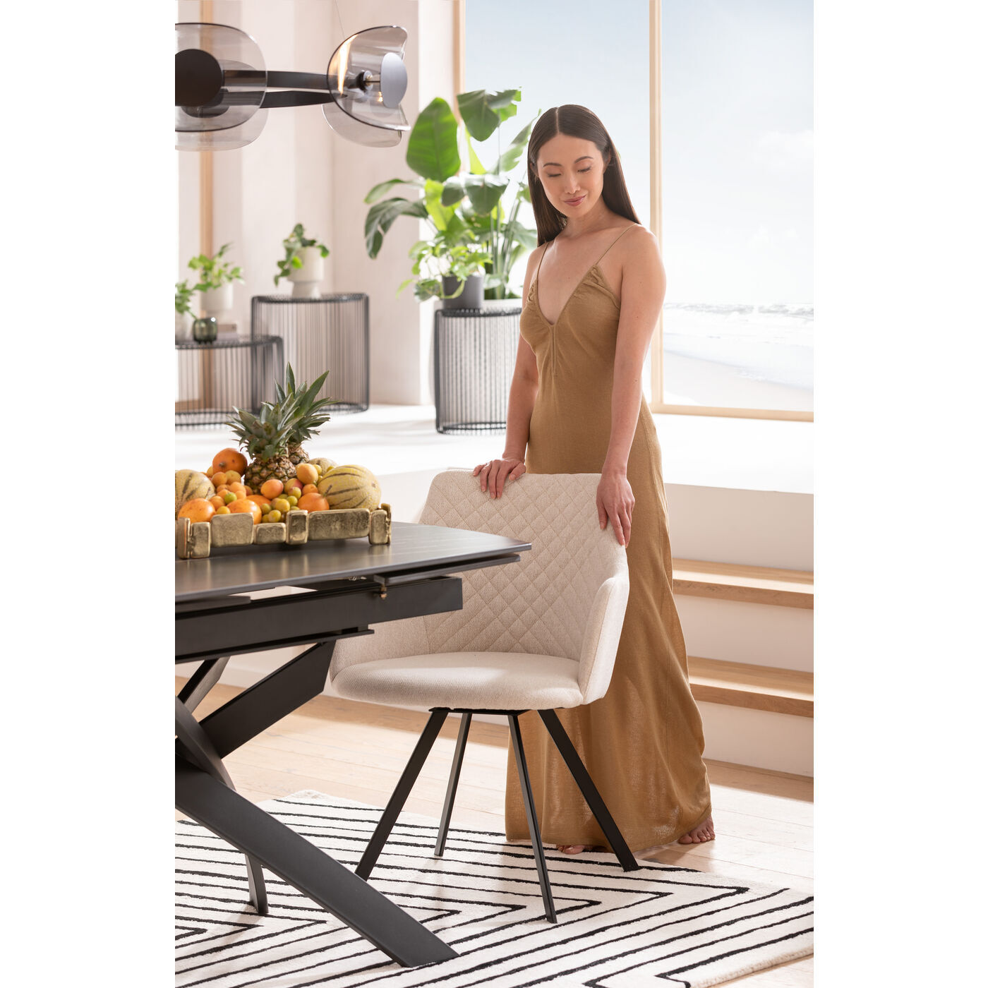 Стол раздвижной KARE Twist 86736