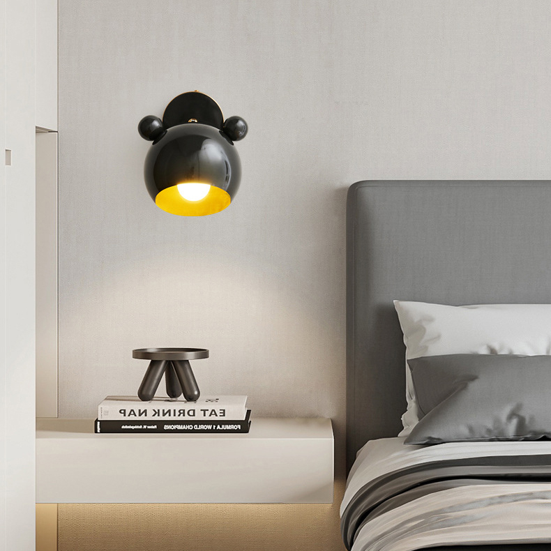 Настенный светильник BEAR W Black by ImperiumLoft