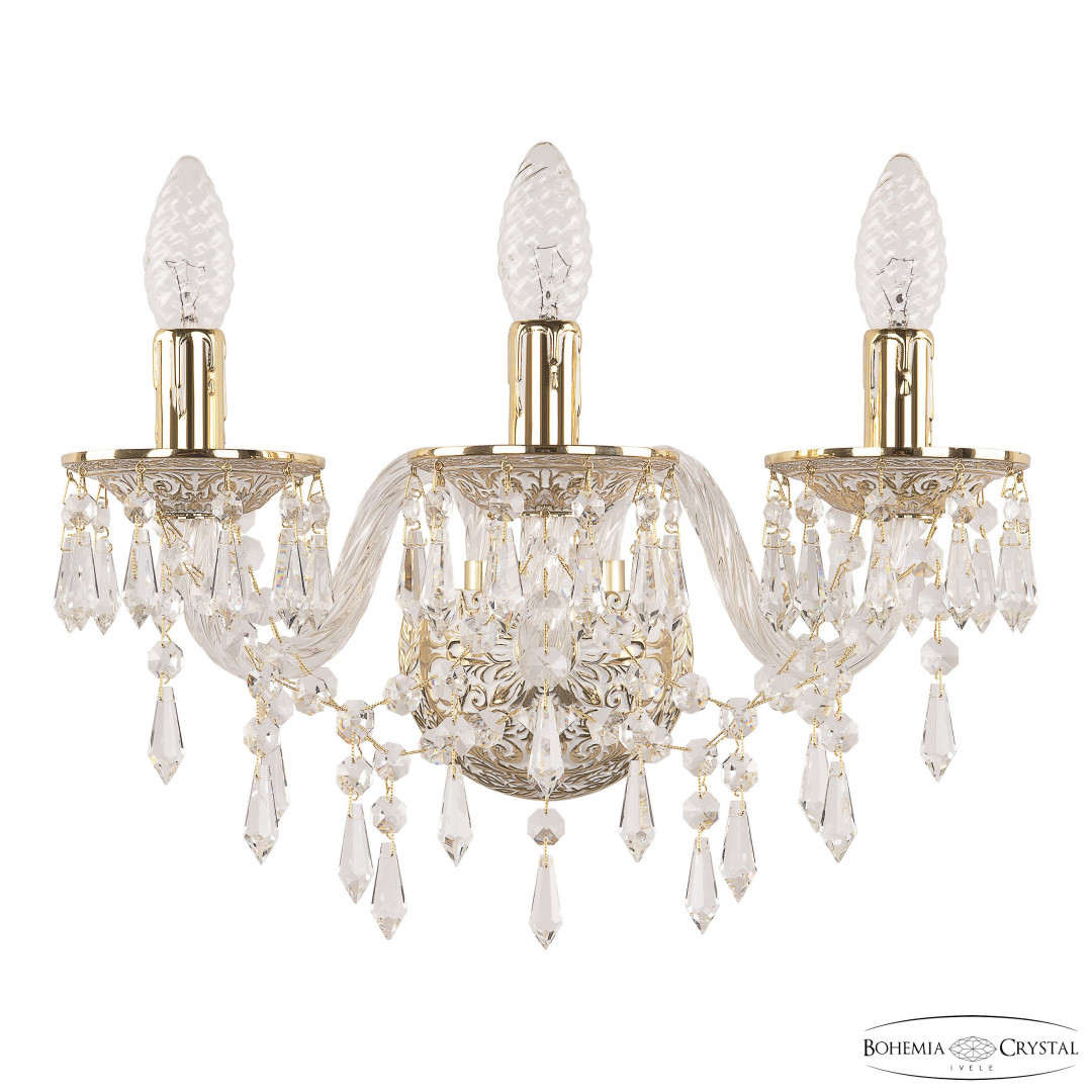 Бра хрустальные 16203B/3/141 GW Bohemia Ivele Crystal