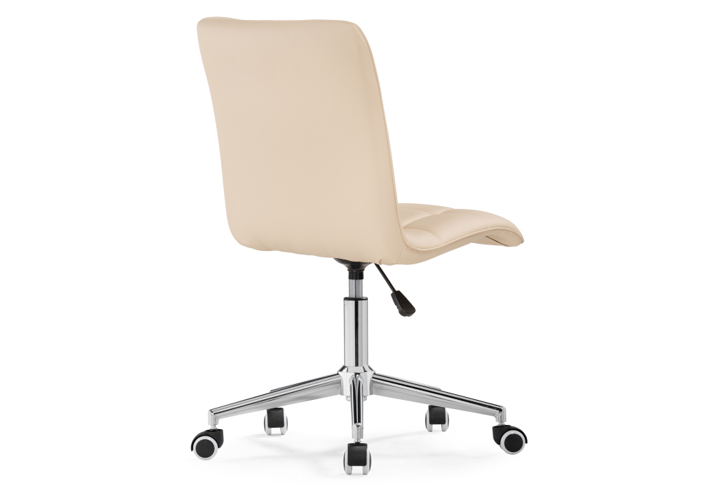 Стул Woodville Квадро экокожа бежевая / хром 539655