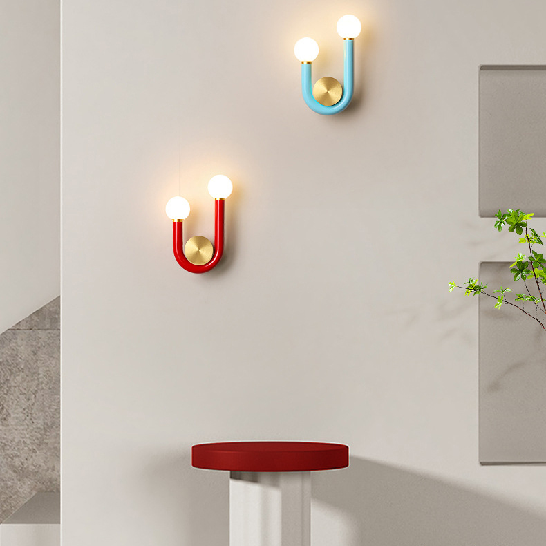 Бра COLLE L2 Red by ImperiumLoft