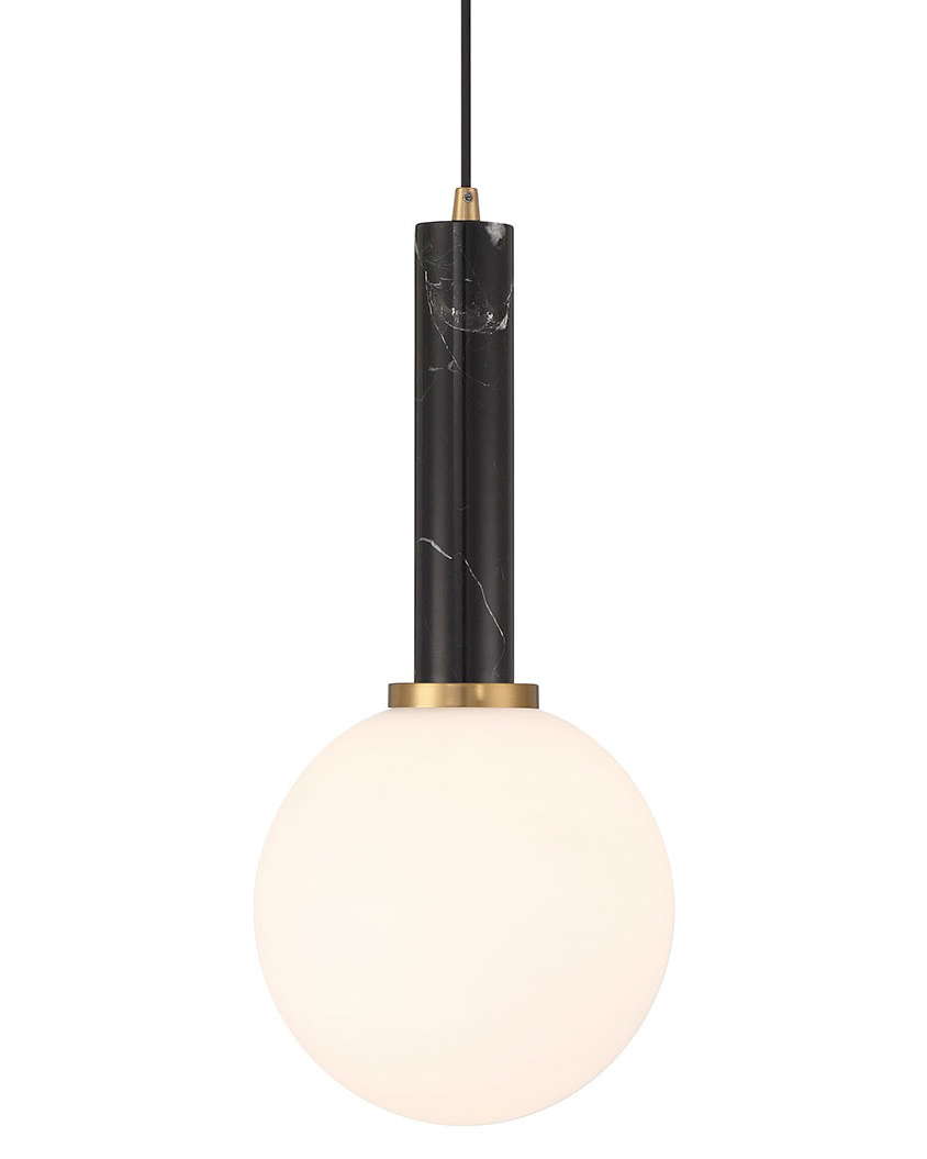 Светильник с черным мрамором Каллауэй Louvre Home LHLPN020424SWL