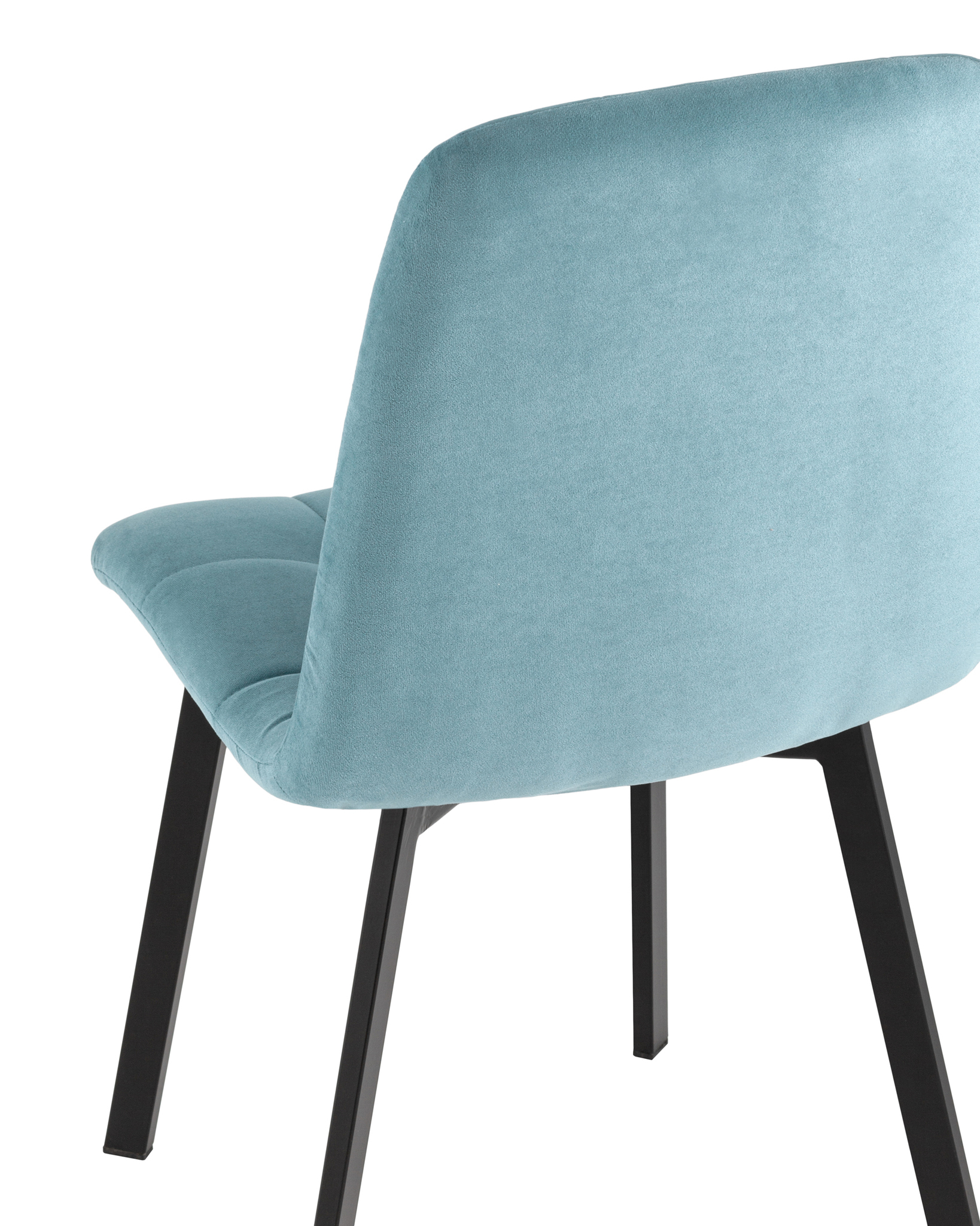 Стул Oliver Square велюр пыльно-голубой Stool Group