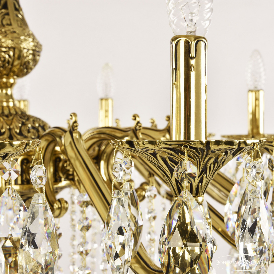 Люстра бронзовая с хрусталём 72102/16/300 B GB