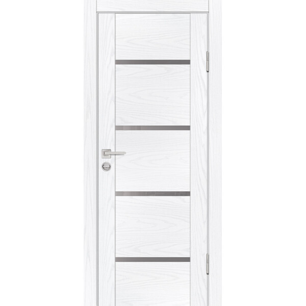 Межкомнатная дверь Graf PSM-7 серый лакобель Дуб скай белый (2000 х 700)