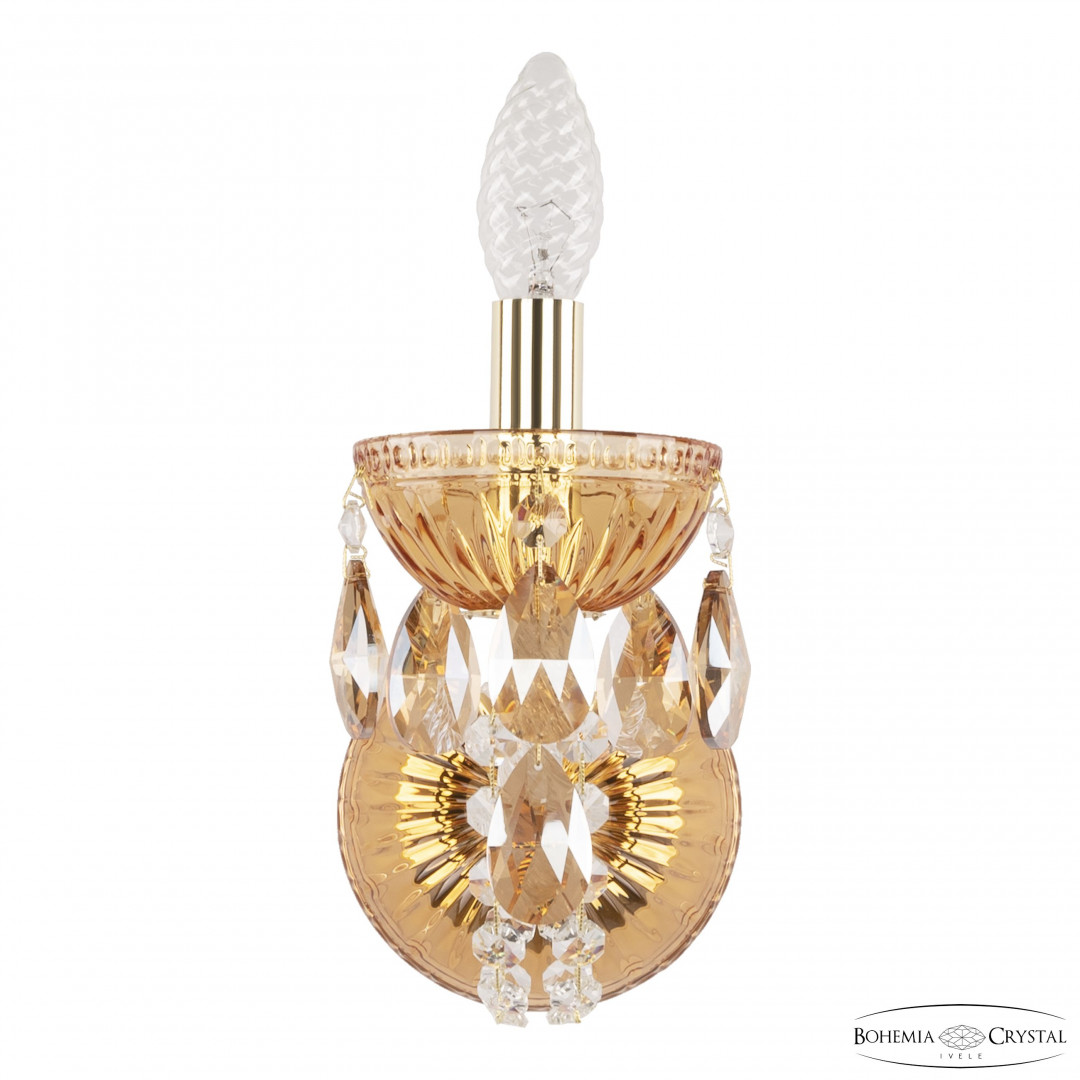 Бра 5402B/1/141 G Amber/M-1G K721 Bohemia Ivele Crystal