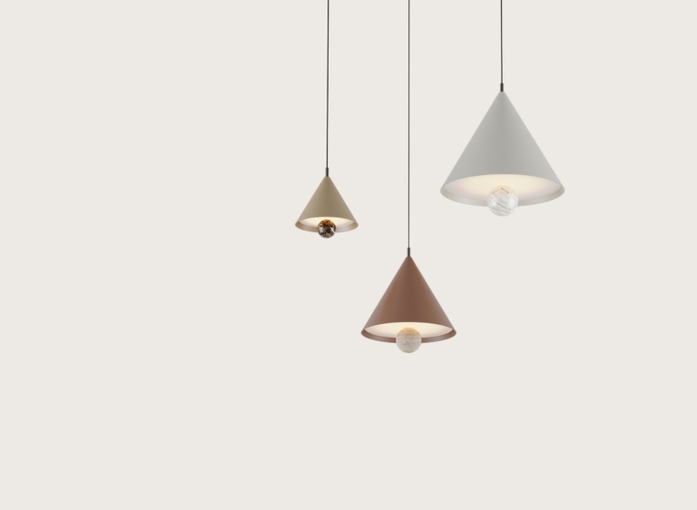 Подвесной светильник Marg C1341/30 черный металл/травертин Aromas del Campo