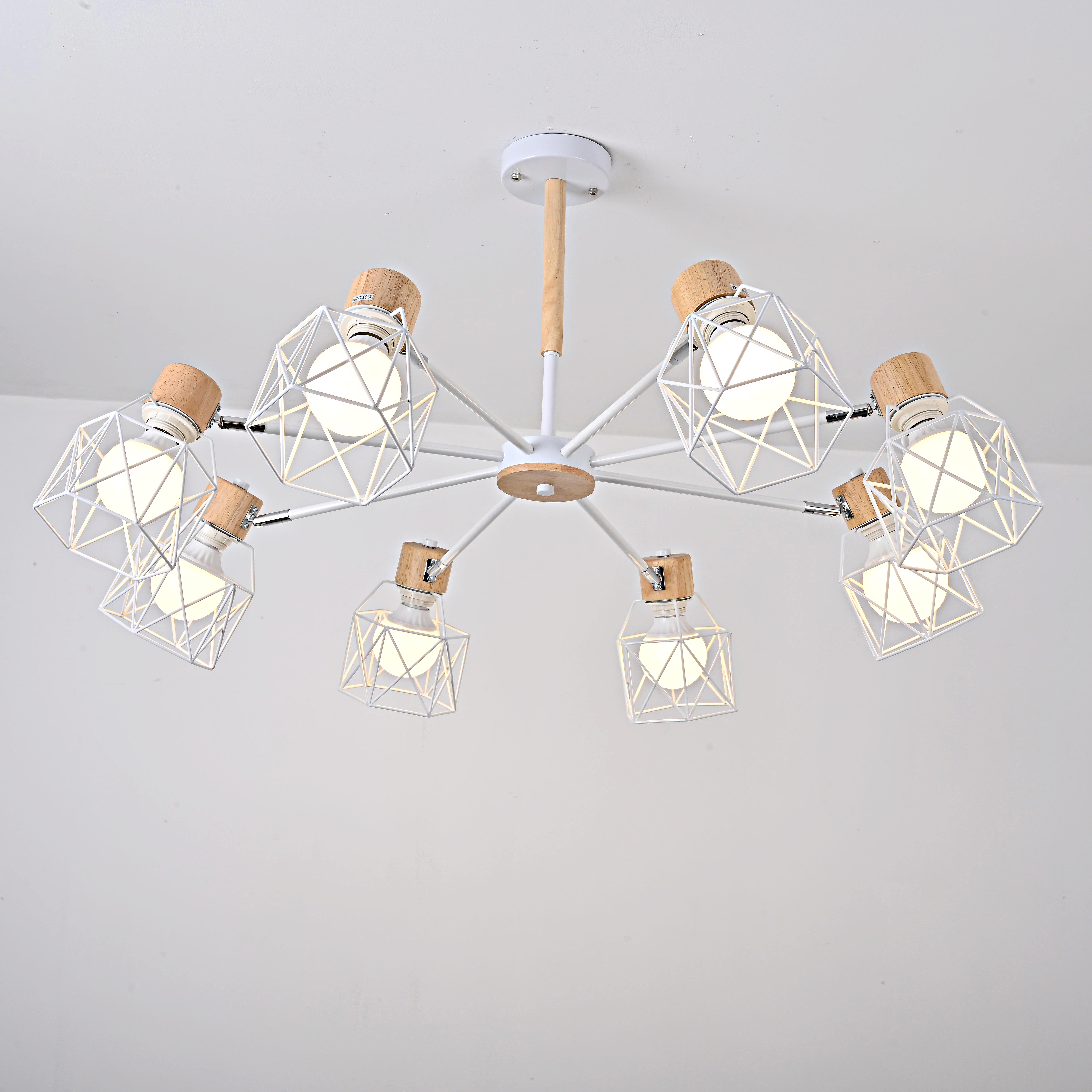 Потолочная Люстра Corf B3 White 8 Lamps By Imperiumloft