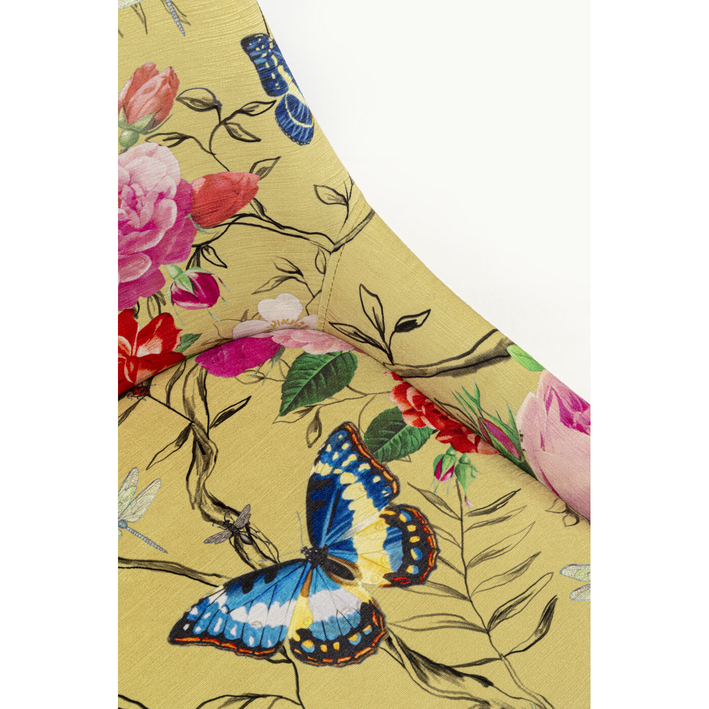 Стул East Side Flower Fever Yellow KARE 71131