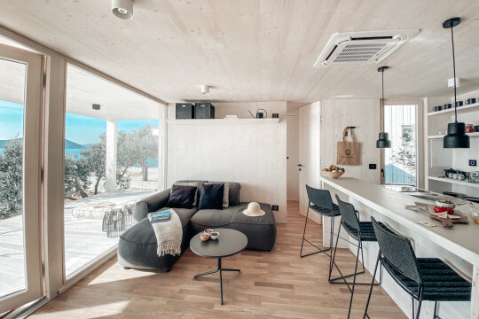 Столик Midj Trampoliere H44 grafite T1550H44