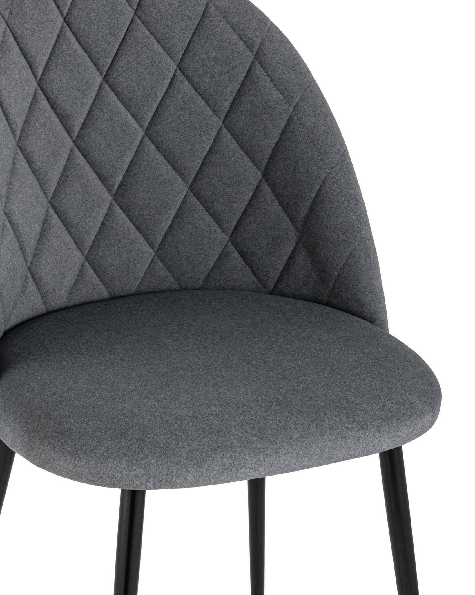 Стул Марсель микровелюр темно-серый Stool Group