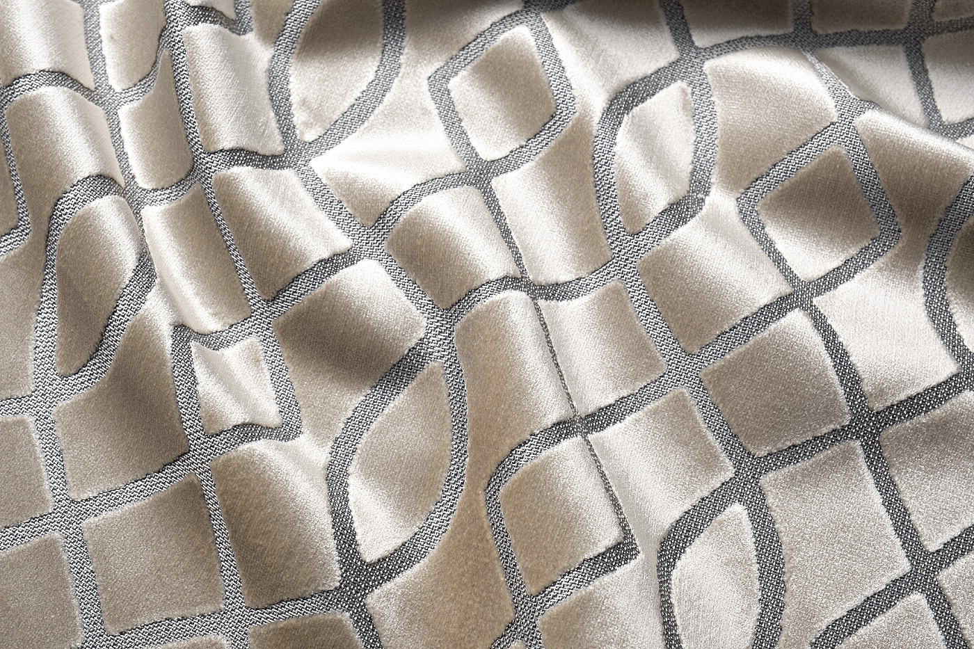 Ткань портьерная/мебельная MELODY бежевая Garda Decor 134LS-126901148-MELODY BEG