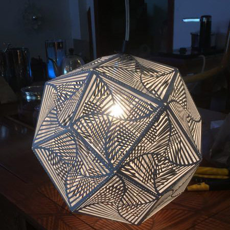 Подвесной светильник PICTOU D30 gold by ImperiumLoft