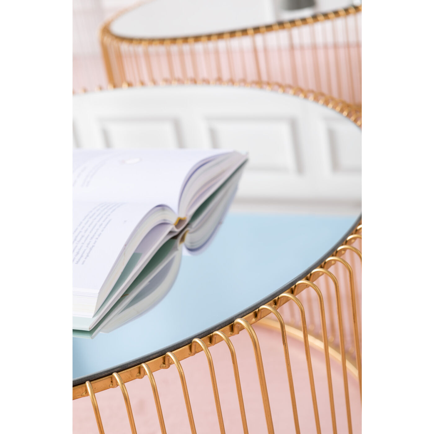 Столик кофейный KARE Wire 84518